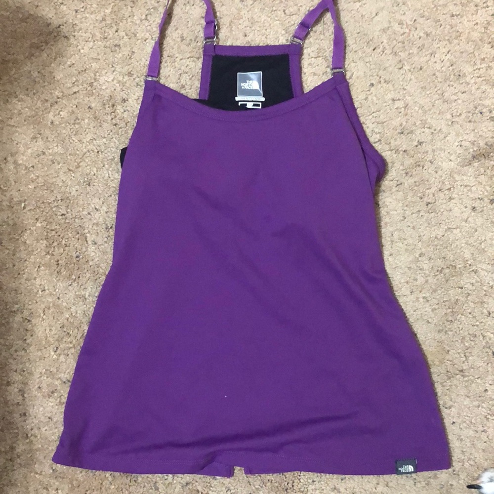 The North Face purple workout tank